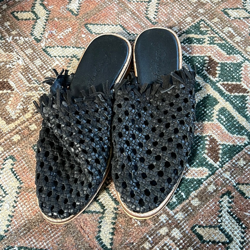 Free People Mirage Woven Mules